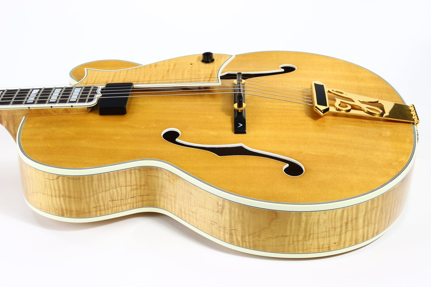MINTY! 1999 Heritage Golden Eagle Antique Natural Jazz Carved Archtop Electric Guitar -- L-5 Wes, Floating Pickup!