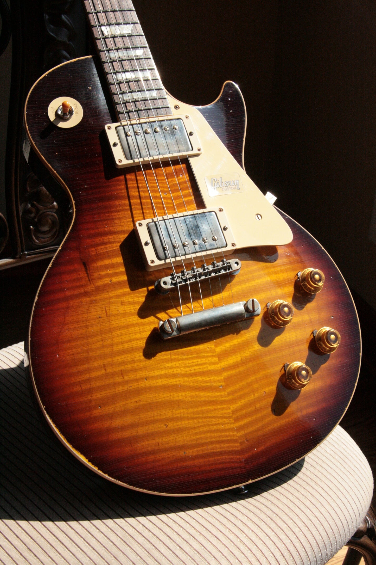2018 Gibson 1959 HEAVY AGED Bourbon Burst Les Paul Reissue! R9 59 Duane Allman