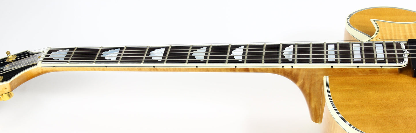 MINTY! 1999 Heritage Golden Eagle Antique Natural Jazz Carved Archtop Electric Guitar -- L-5 Wes, Floating Pickup!
