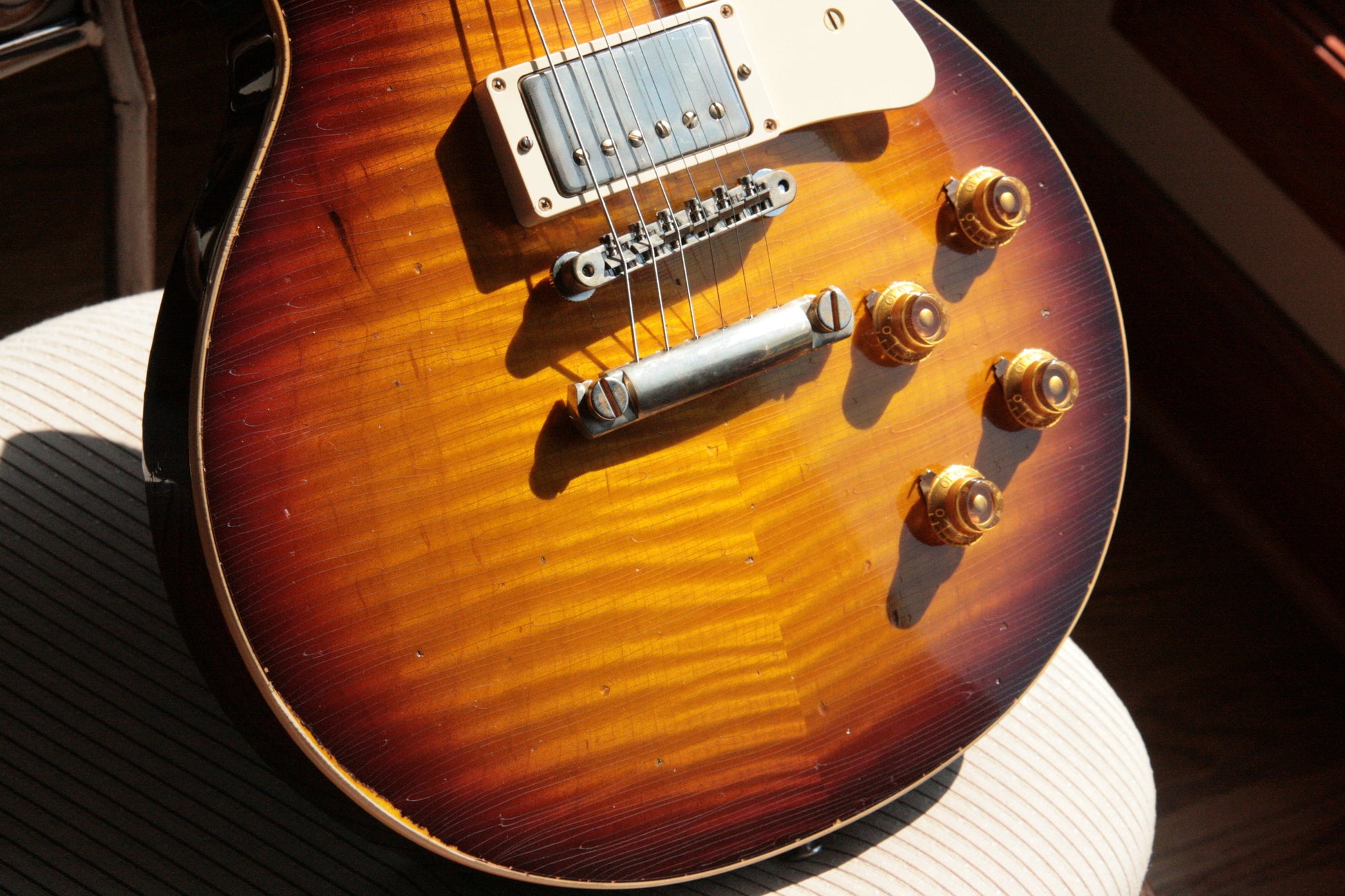 2018 Gibson 1959 HEAVY AGED Bourbon Burst Les Paul Reissue! R9 59 Duane Allman