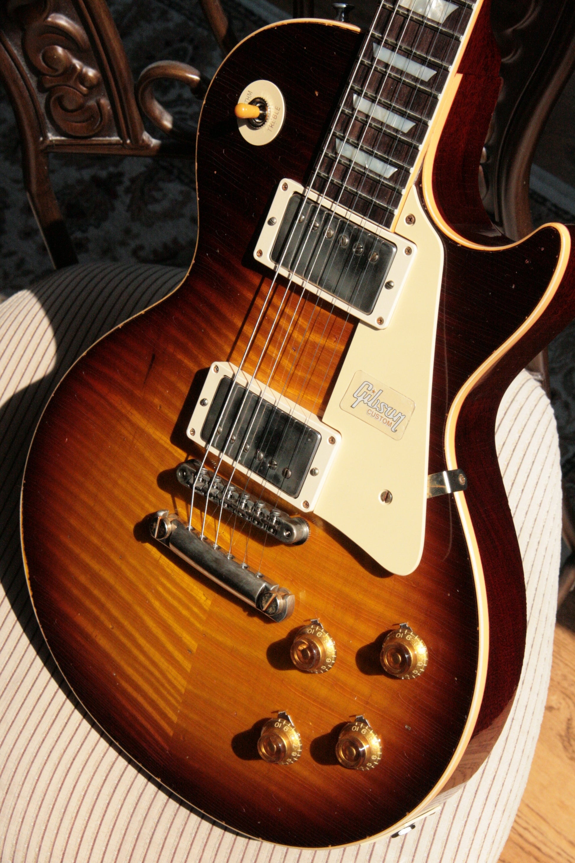 2018 Gibson 1959 HEAVY AGED Bourbon Burst Les Paul Reissue! R9 59 Duane Allman