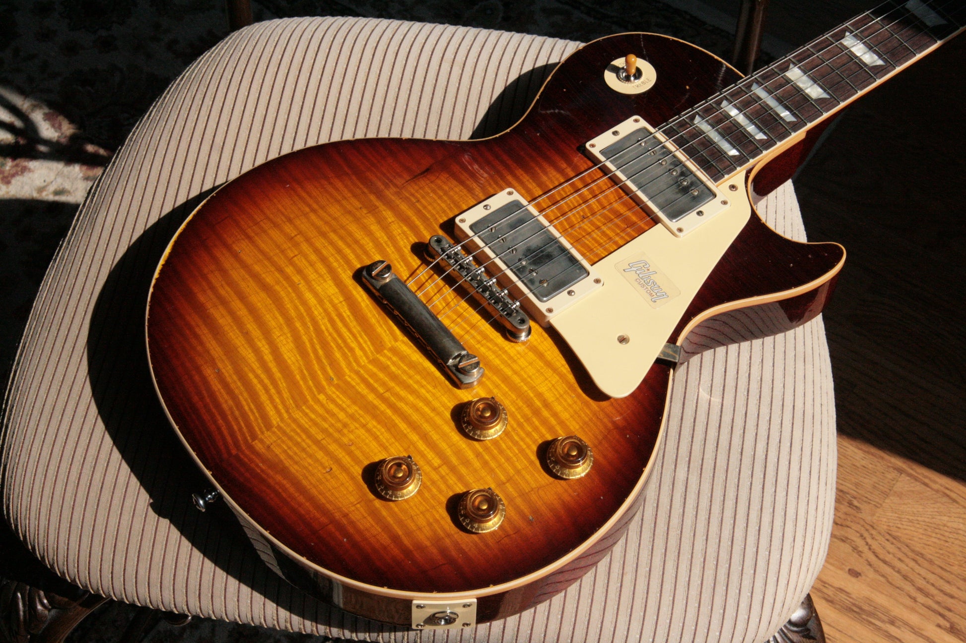 2018 Gibson 1959 HEAVY AGED Bourbon Burst Les Paul Reissue! R9 59 Duane Allman