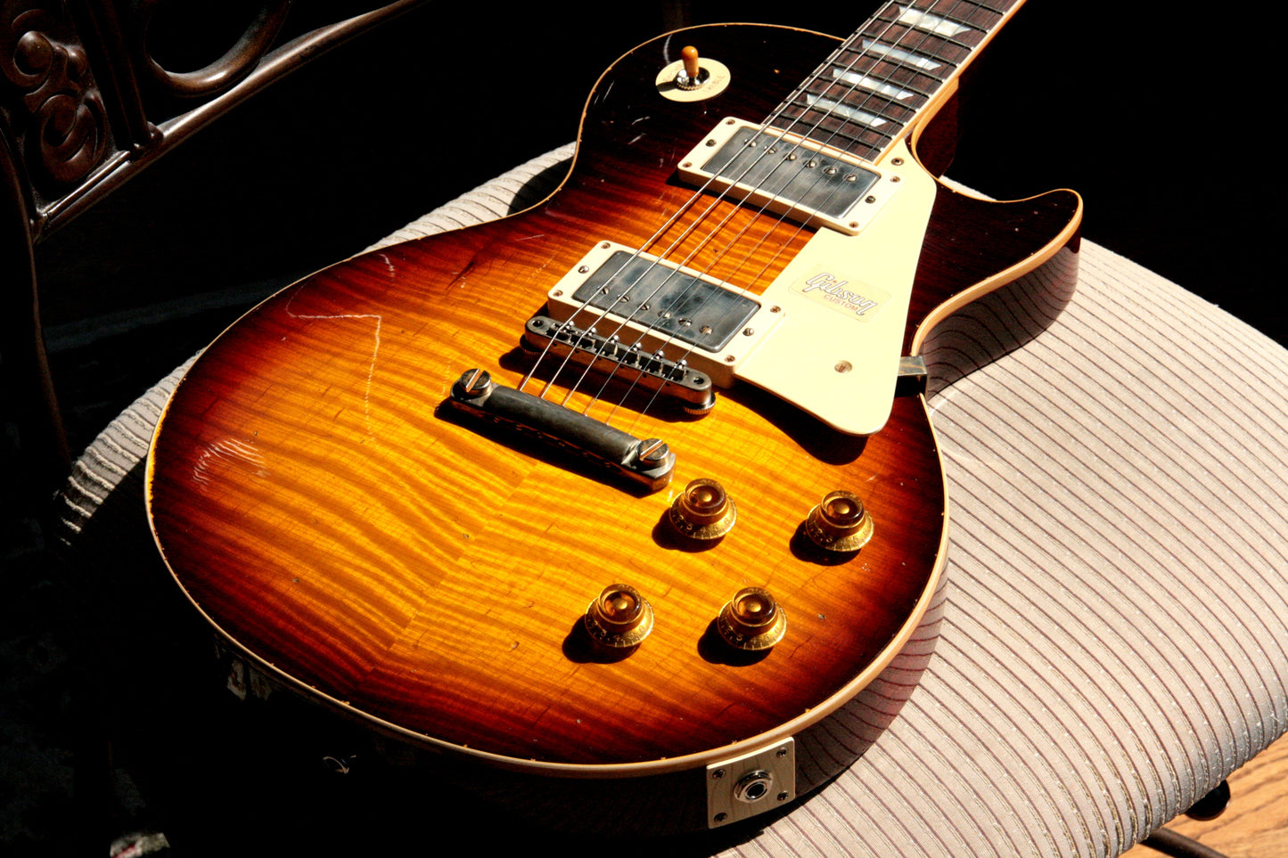 2018 Gibson 1959 HEAVY AGED Bourbon Burst Les Paul Reissue! R9 59 Duane Allman