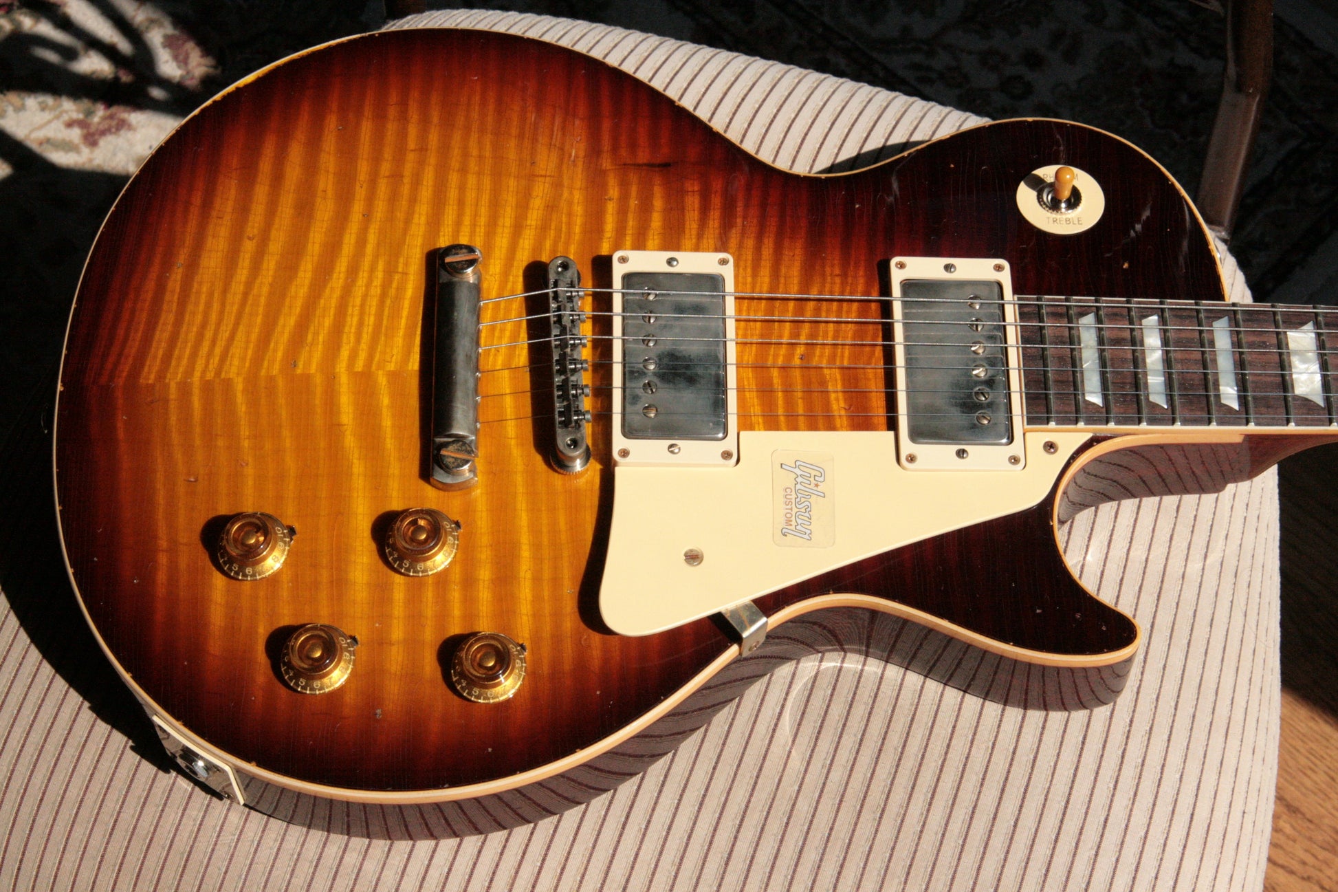 2018 Gibson 1959 HEAVY AGED Bourbon Burst Les Paul Reissue! R9 59 Duane Allman