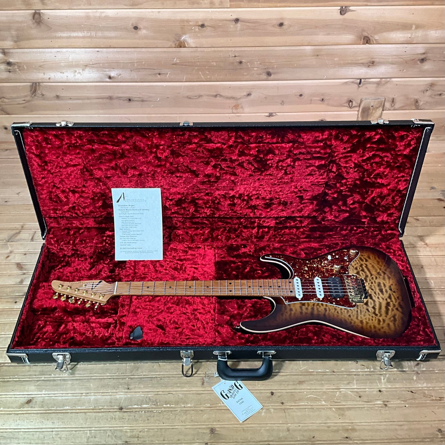 Tom Anderson Guardian Angel Electric Guitar USED - Mocha Burst