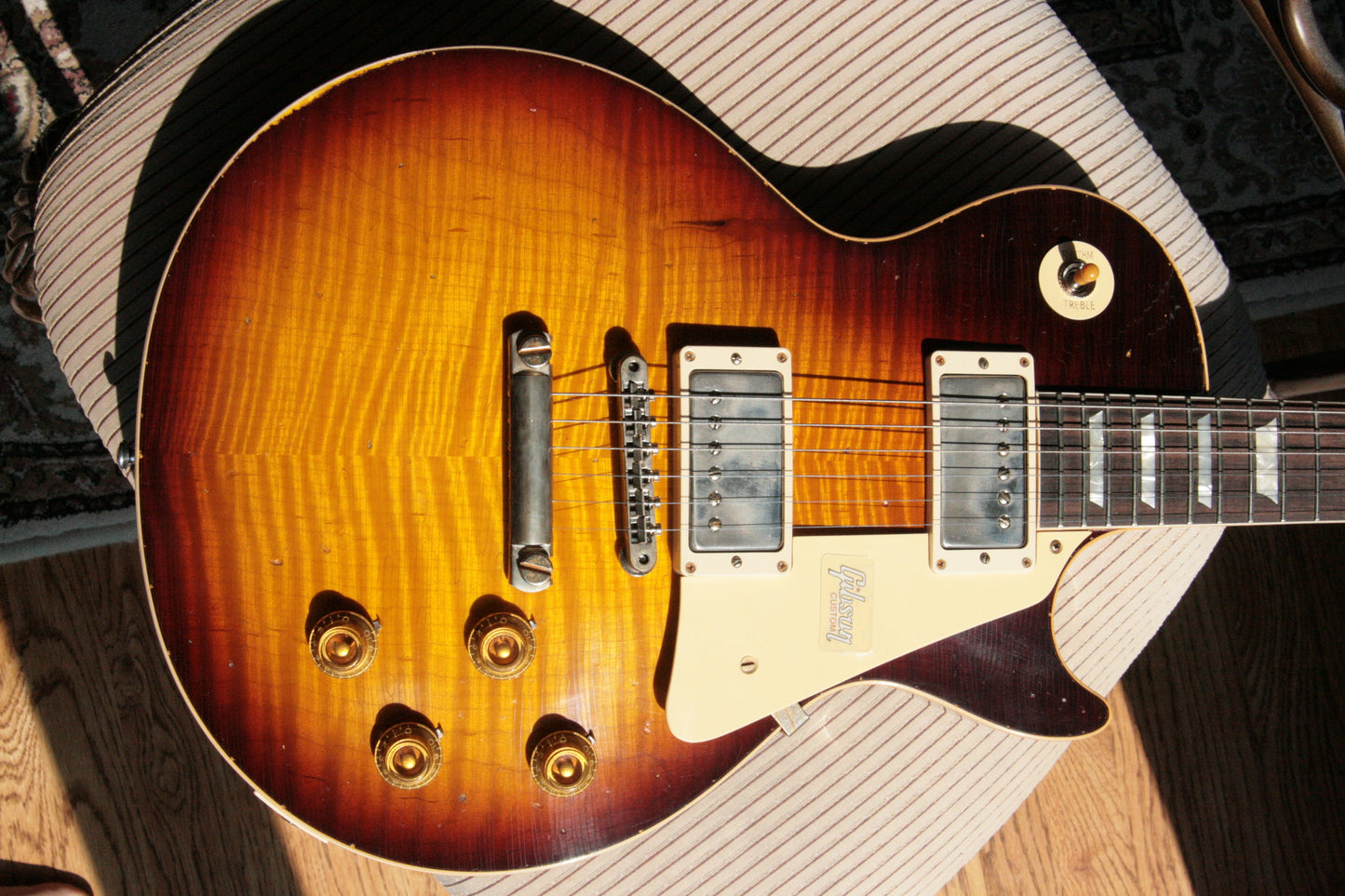 2018 Gibson 1959 HEAVY AGED Bourbon Burst Les Paul Reissue! R9 59 Duane Allman