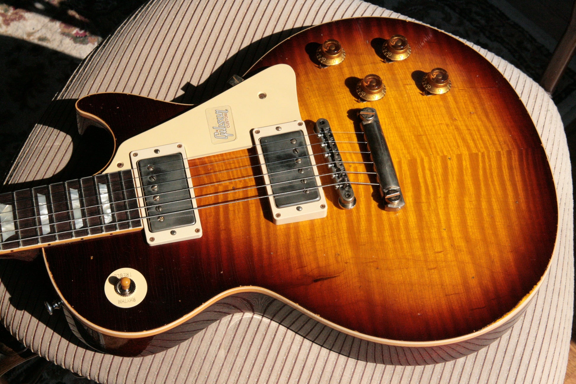2018 Gibson 1959 HEAVY AGED Bourbon Burst Les Paul Reissue! R9 59 Duane Allman