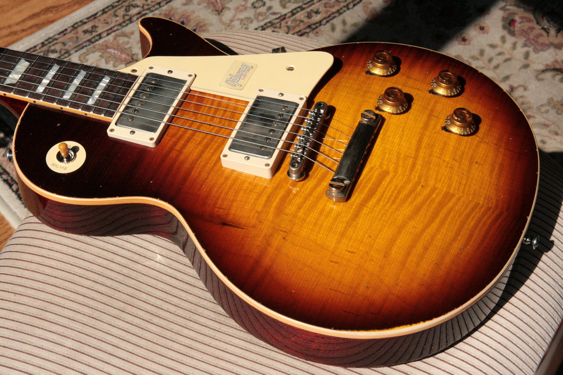2018 Gibson 1959 HEAVY AGED Bourbon Burst Les Paul Reissue! R9 59 Duane Allman