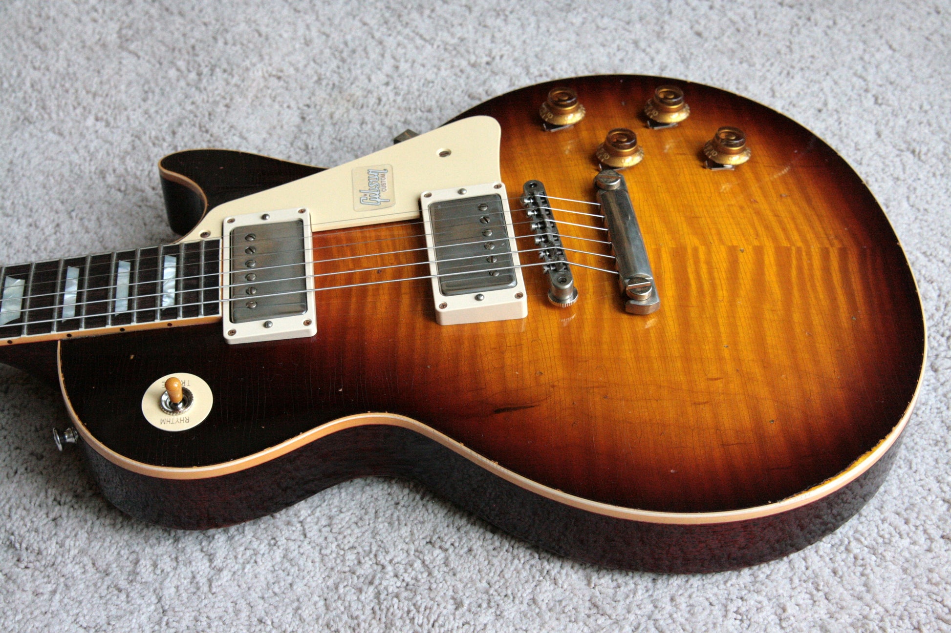 2018 Gibson 1959 HEAVY AGED Bourbon Burst Les Paul Reissue! R9 59 Duane Allman
