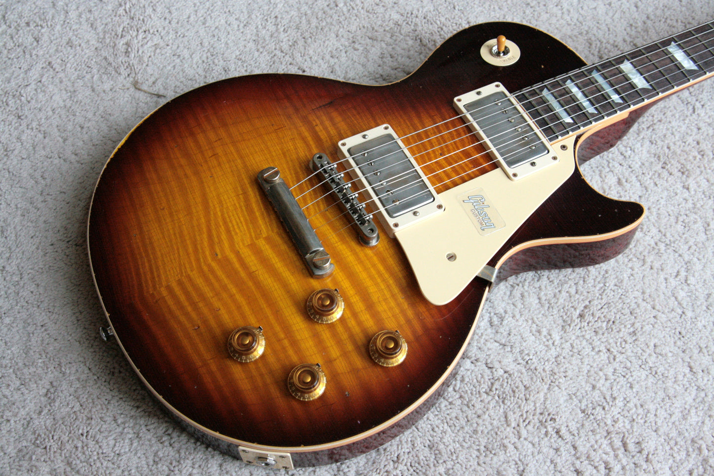 2018 Gibson 1959 HEAVY AGED Bourbon Burst Les Paul Reissue! R9 59 Duane Allman