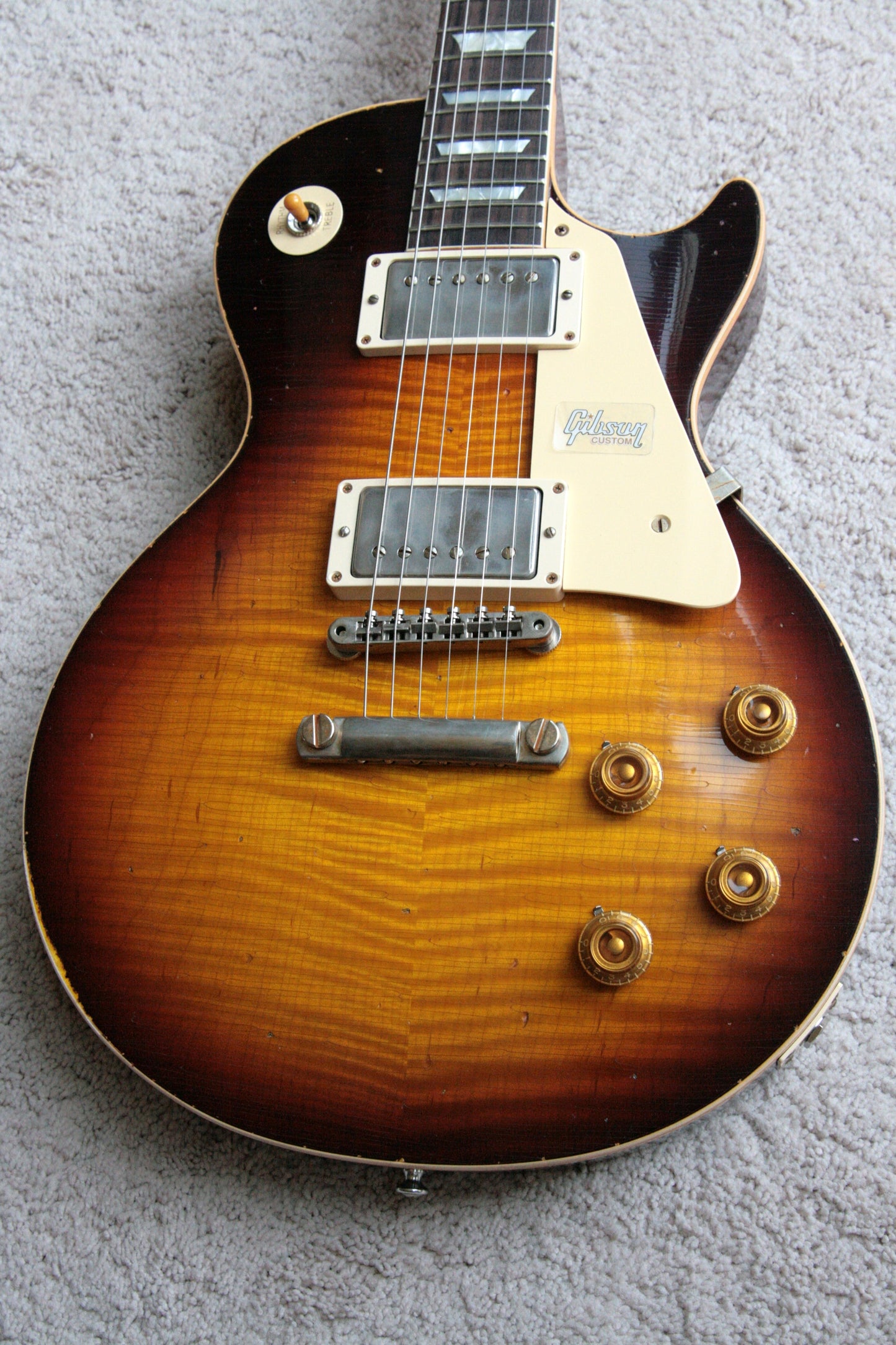 2018 Gibson 1959 HEAVY AGED Bourbon Burst Les Paul Reissue! R9 59 Duane Allman
