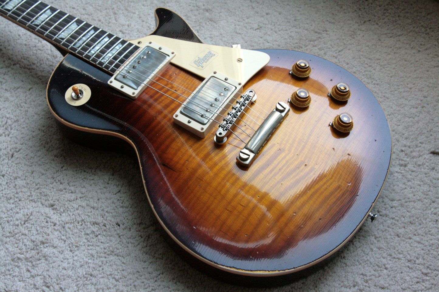 2018 Gibson 1959 HEAVY AGED Bourbon Burst Les Paul Reissue! R9 59 Duane Allman