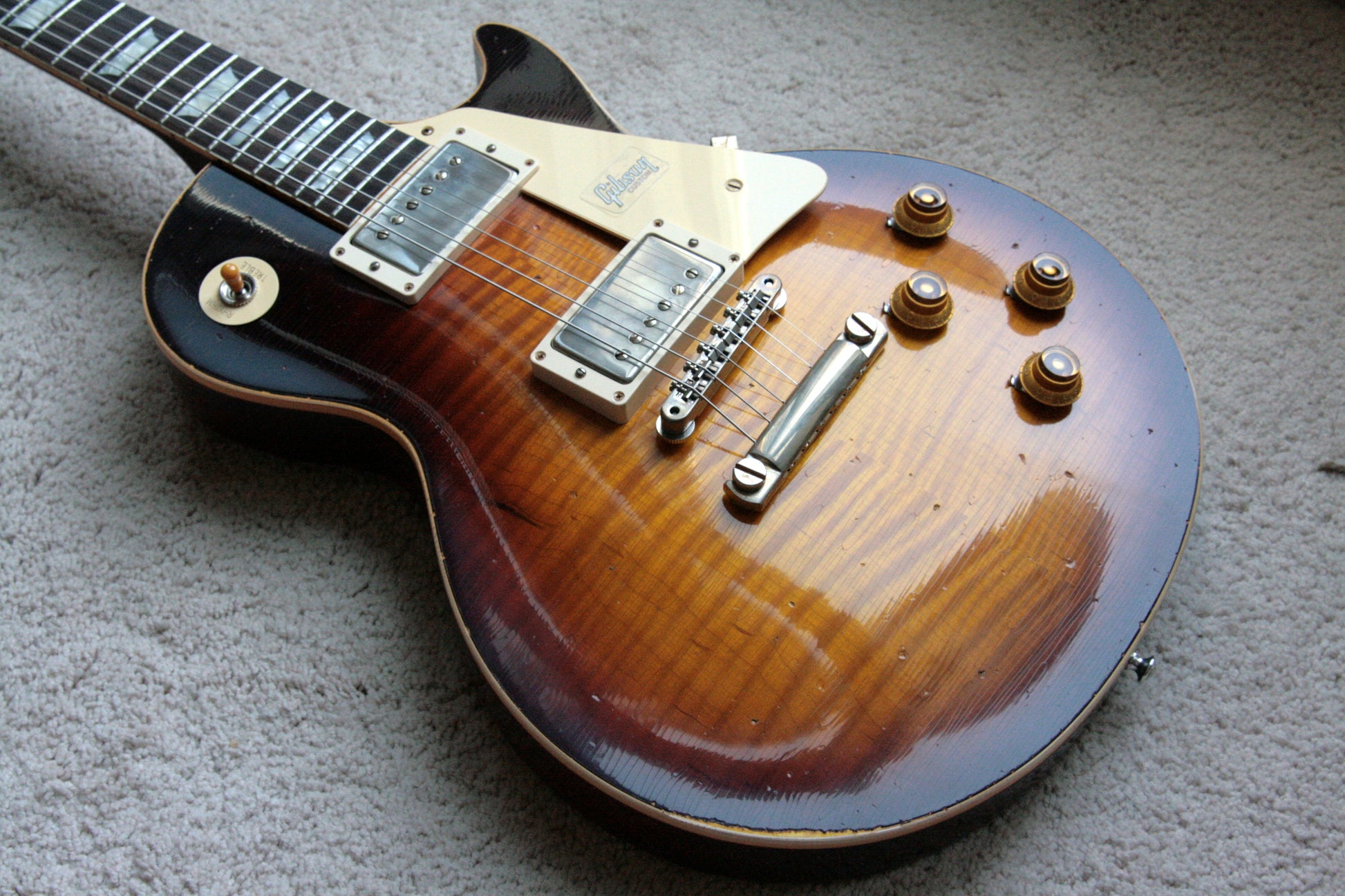 2018 Gibson 1959 HEAVY AGED Bourbon Burst Les Paul Reissue! R9 59 Duane Allman