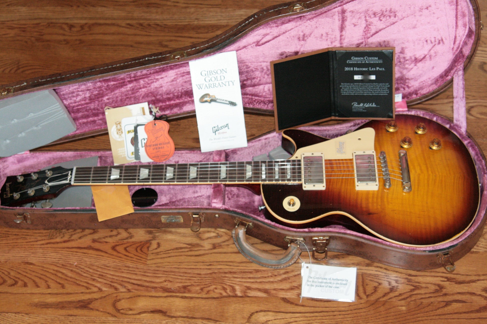 2018 Gibson 1959 HEAVY AGED Bourbon Burst Les Paul Reissue! R9 59 Duane Allman