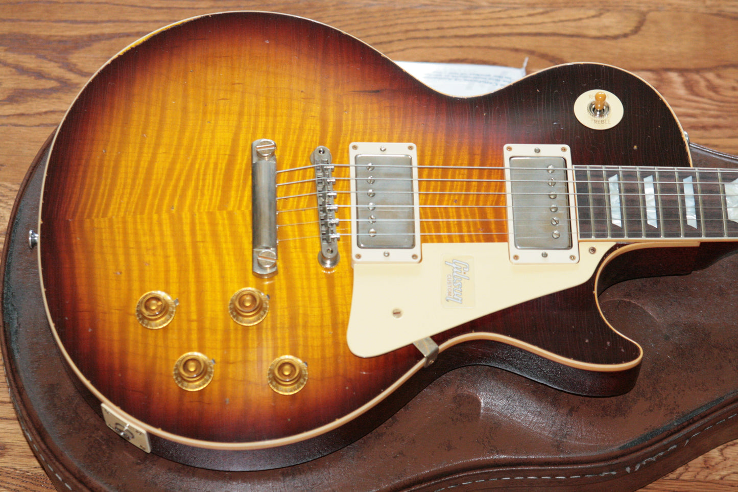 2018 Gibson 1959 HEAVY AGED Bourbon Burst Les Paul Reissue! R9 59 Duane Allman
