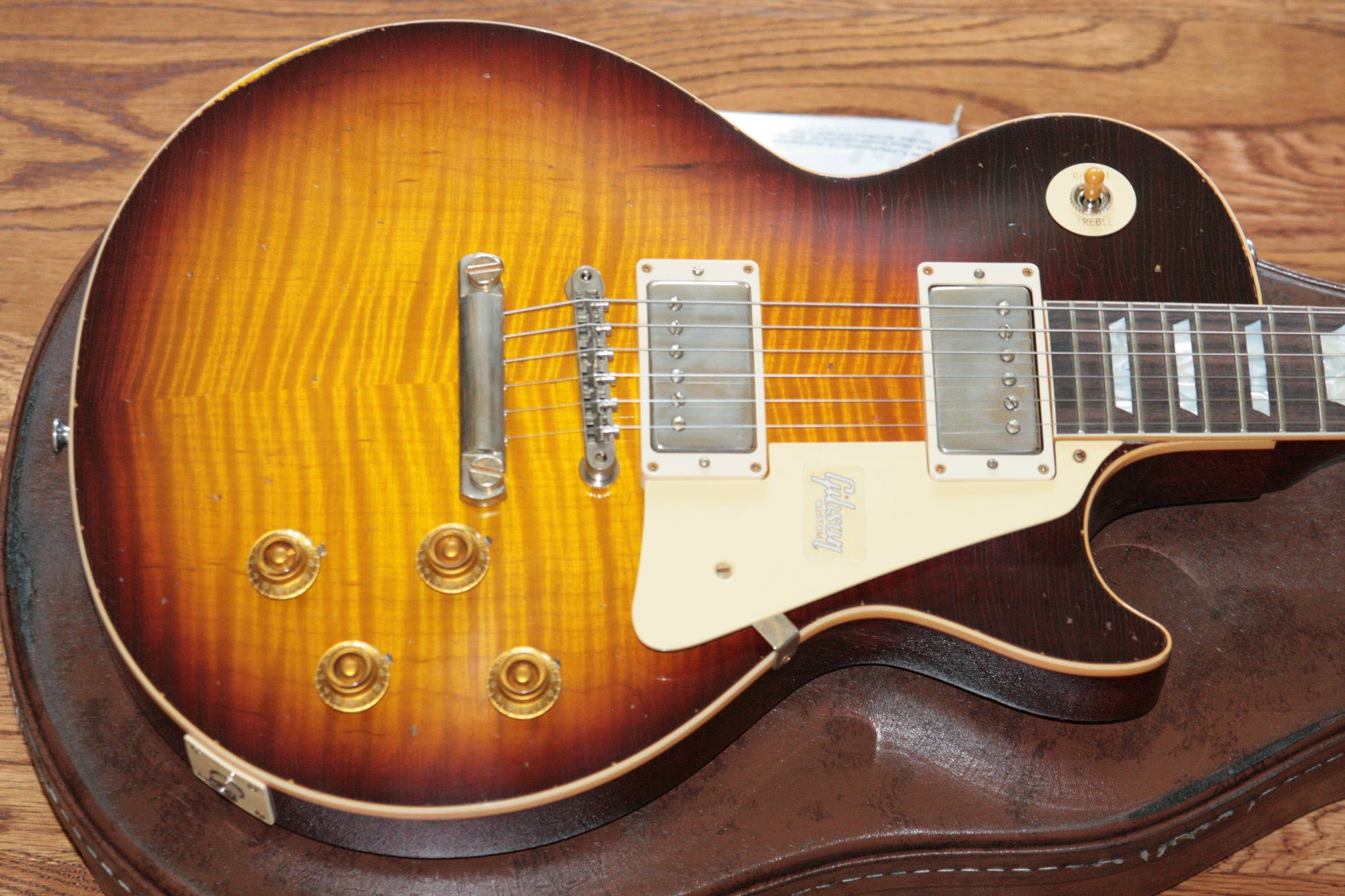 2018 Gibson 1959 HEAVY AGED Bourbon Burst Les Paul Reissue! R9 59 Duane Allman