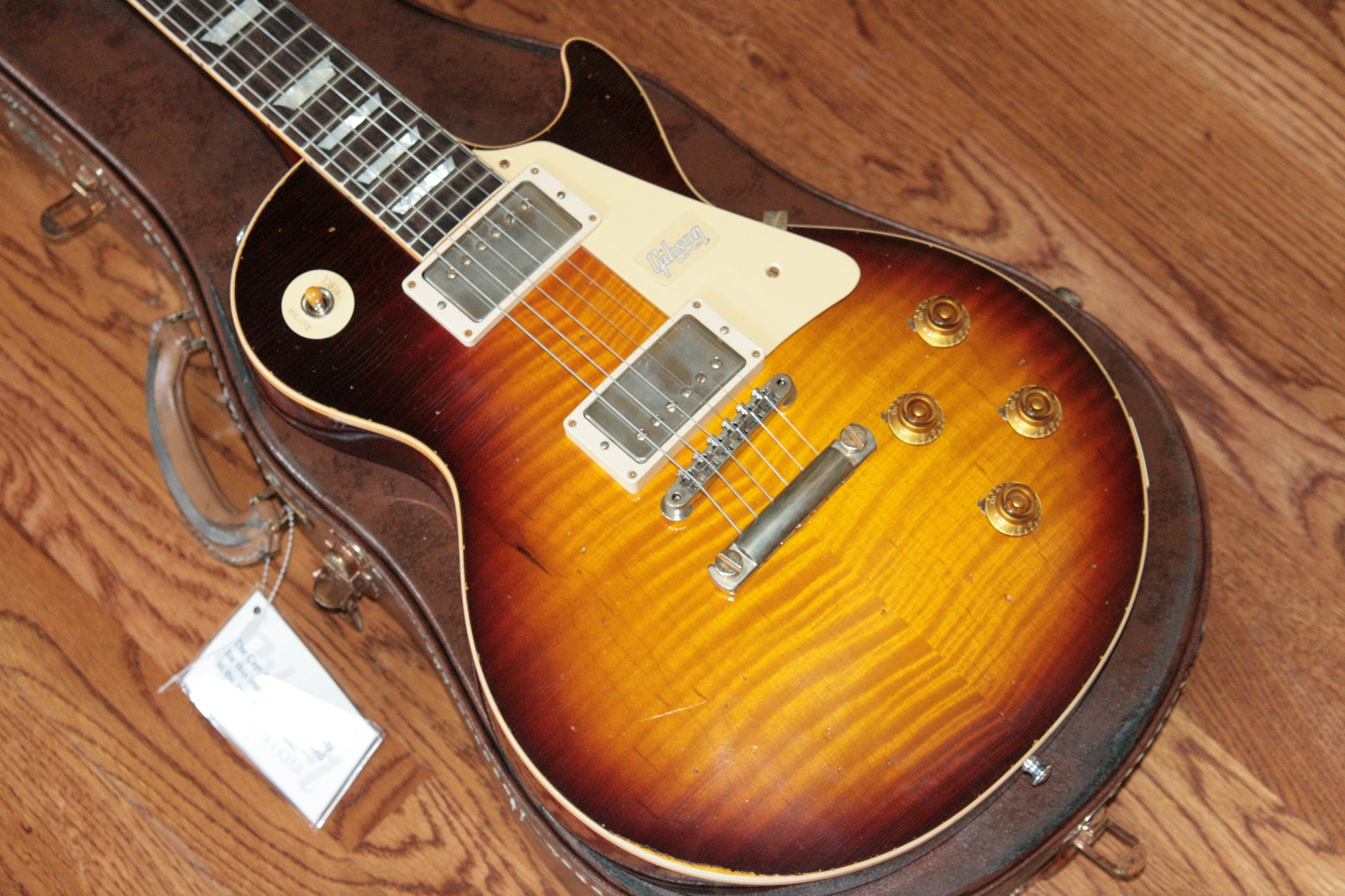 2018 Gibson 1959 HEAVY AGED Bourbon Burst Les Paul Reissue! R9 59 Duane Allman
