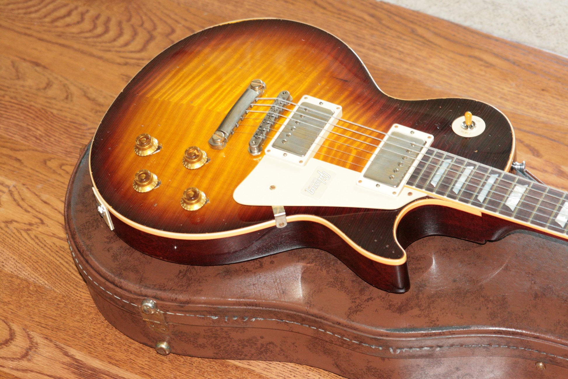 2018 Gibson 1959 HEAVY AGED Bourbon Burst Les Paul Reissue! R9 59 Duane Allman
