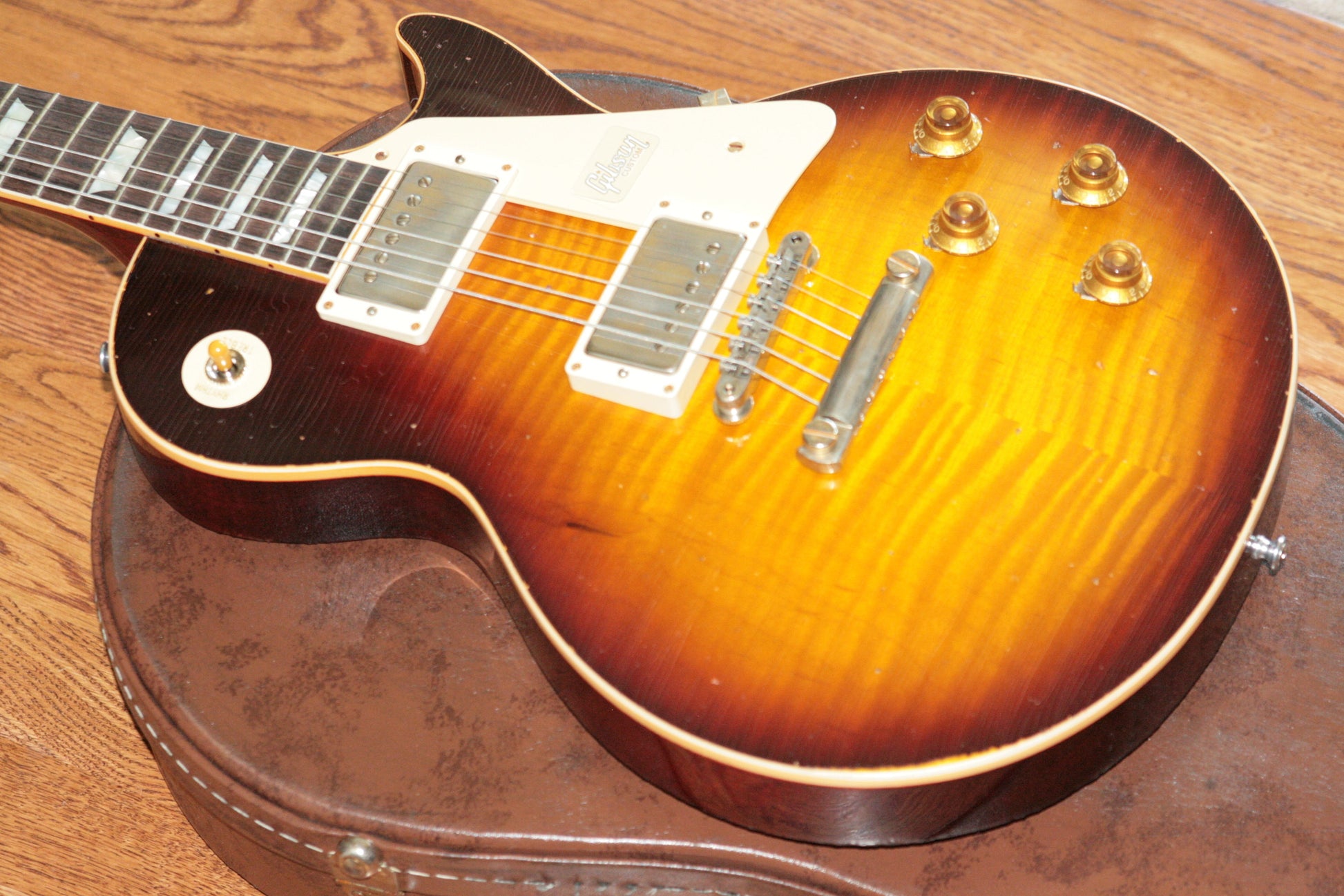 2018 Gibson 1959 HEAVY AGED Bourbon Burst Les Paul Reissue! R9 59 Duane Allman