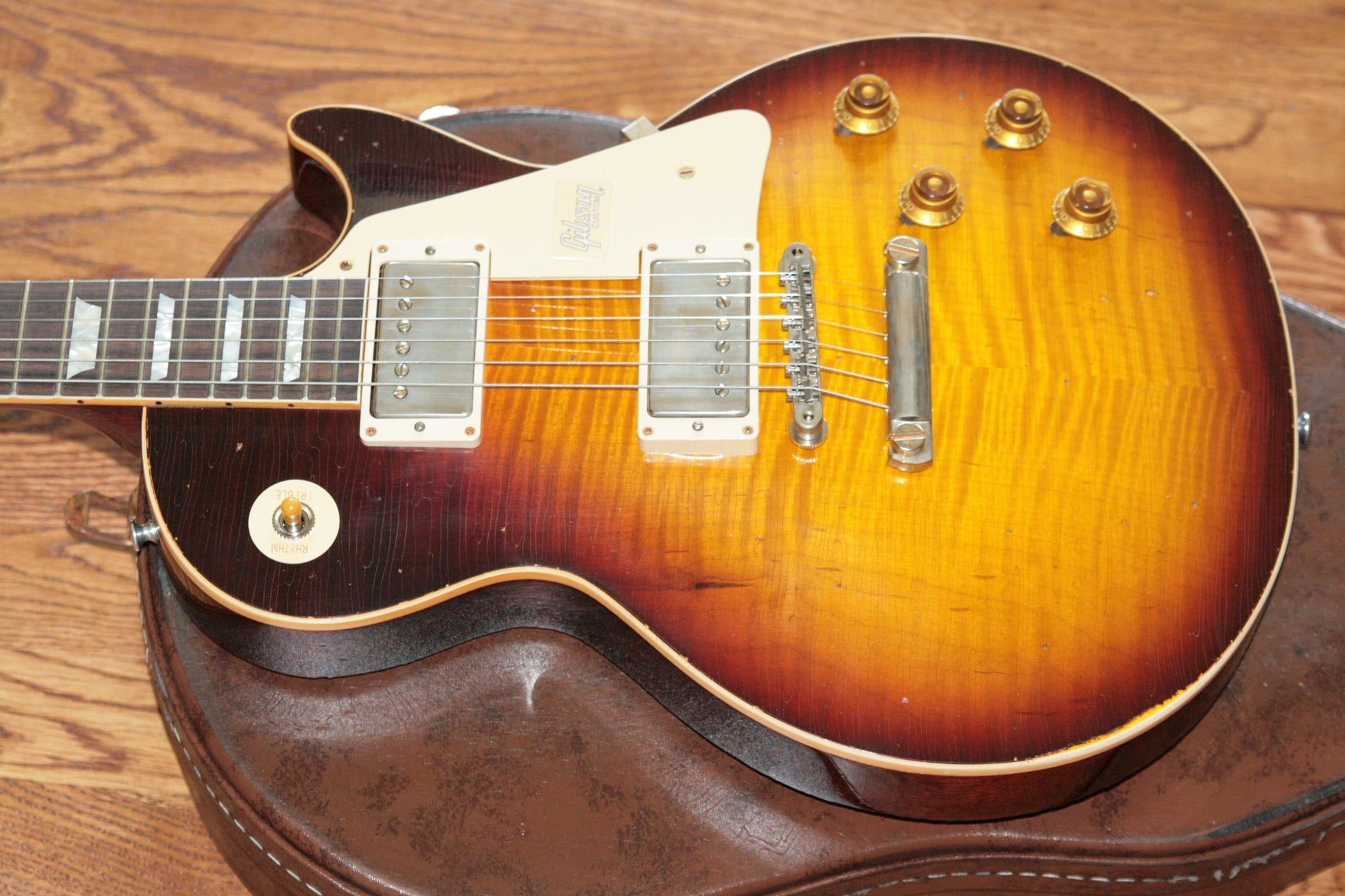 2018 Gibson 1959 HEAVY AGED Bourbon Burst Les Paul Reissue! R9 59 Duane Allman