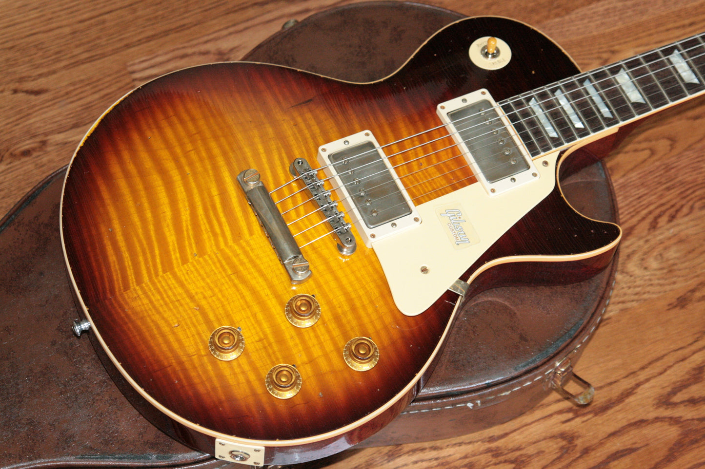 2018 Gibson 1959 HEAVY AGED Bourbon Burst Les Paul Reissue! R9 59 Duane Allman