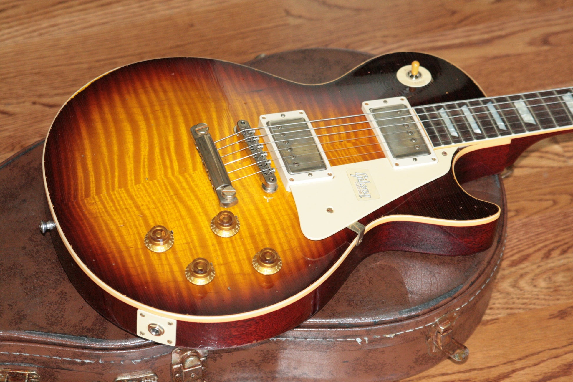 2018 Gibson 1959 HEAVY AGED Bourbon Burst Les Paul Reissue! R9 59 Duane Allman