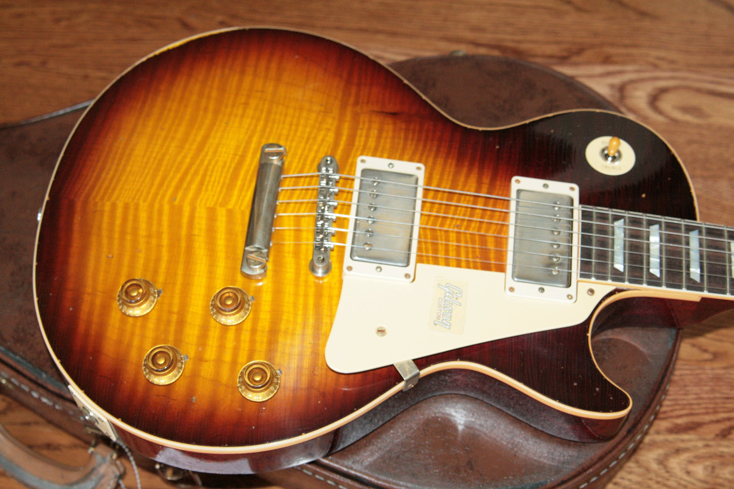 2018 Gibson 1959 HEAVY AGED Bourbon Burst Les Paul Reissue! R9 59 Duane Allman