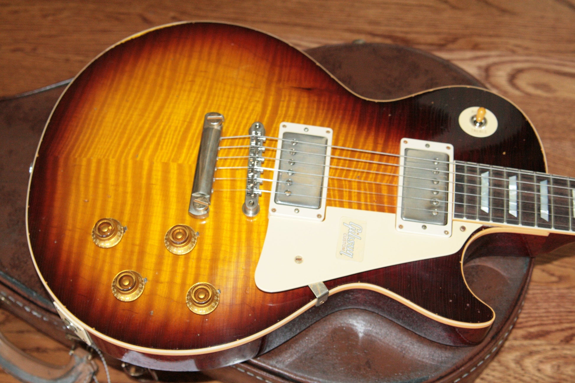 2018 Gibson 1959 HEAVY AGED Bourbon Burst Les Paul Reissue! R9 59 Duane Allman