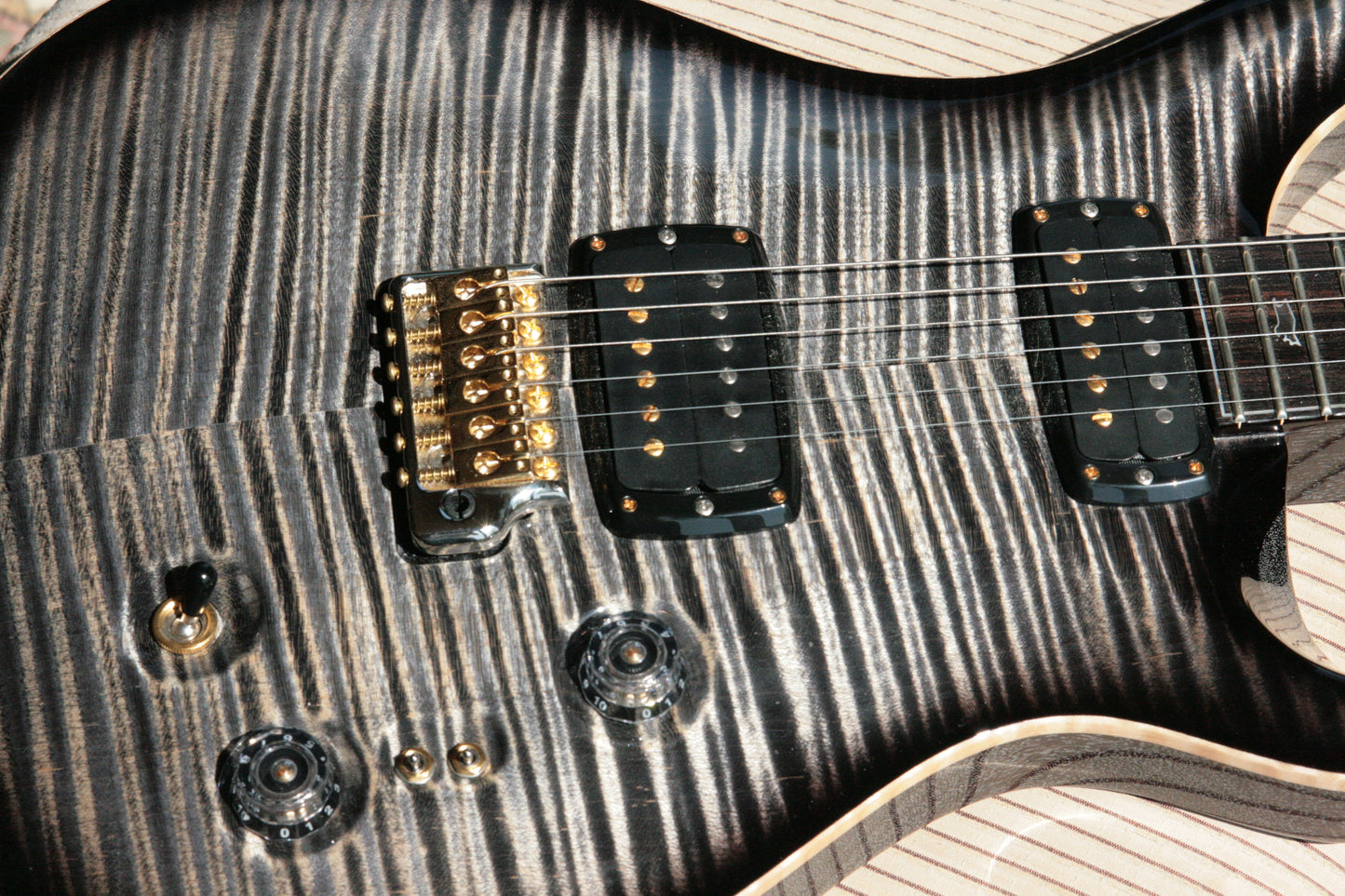 2017 PRS Private Stock 408 Signature! Paul Reed Smith INCREDIBLE TOP! African Blackwood Charcoal Smoked Burst