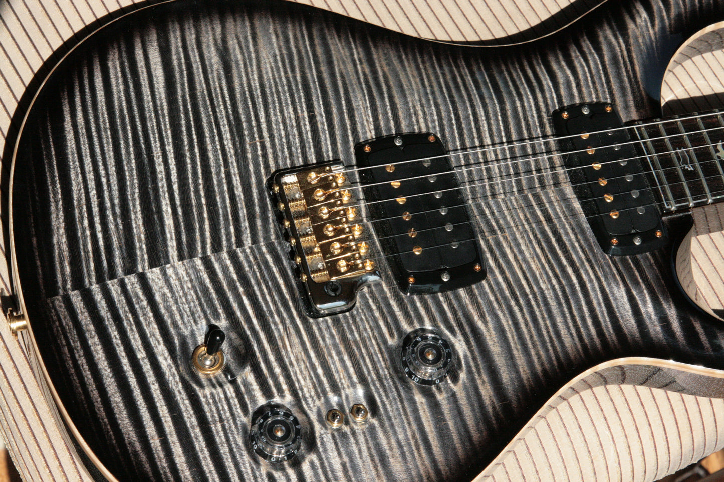 2017 PRS Private Stock 408 Signature! Paul Reed Smith INCREDIBLE TOP! African Blackwood Charcoal Smoked Burst