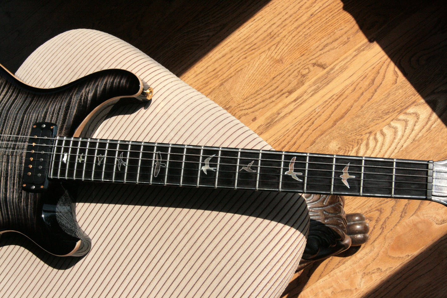 2017 PRS Private Stock 408 Signature! Paul Reed Smith INCREDIBLE TOP! African Blackwood Charcoal Smoked Burst