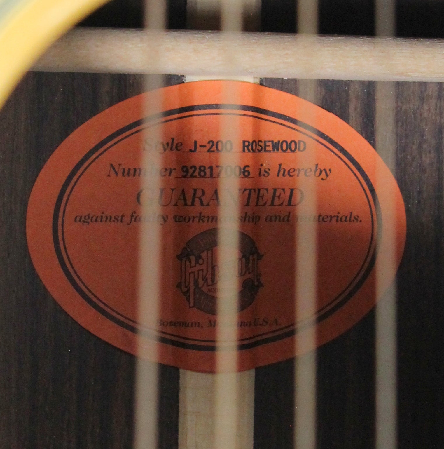 RARE 1997 Gibson Montana J-200 Custom Order Rosewood Jumbo Acoustic Guitar, Aging Toner | SJ-200 j200 sj200