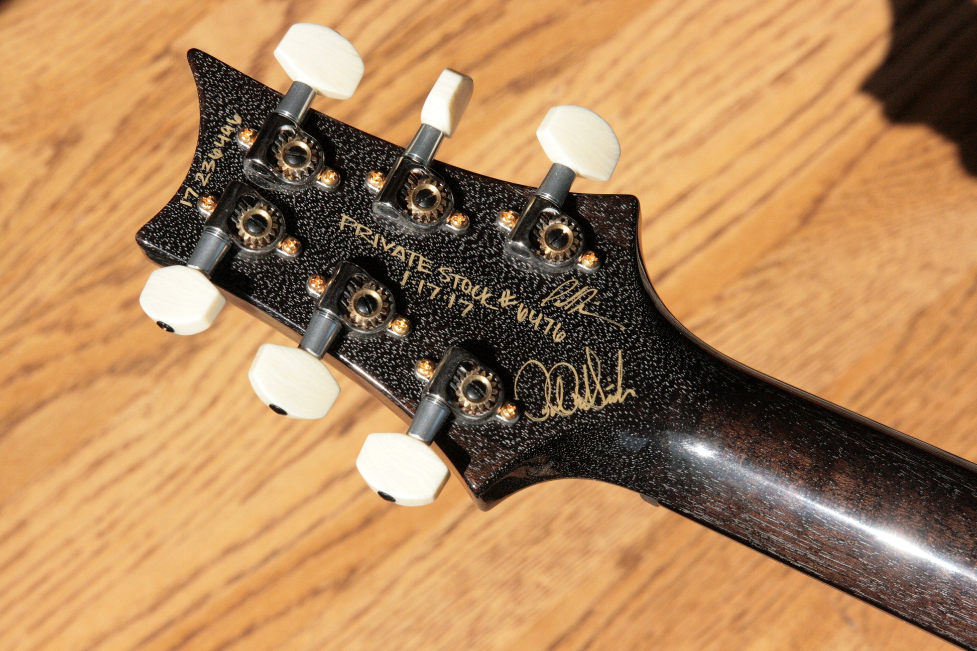 2017 PRS Private Stock 408 Signature! Paul Reed Smith INCREDIBLE TOP! African Blackwood Charcoal Smoked Burst