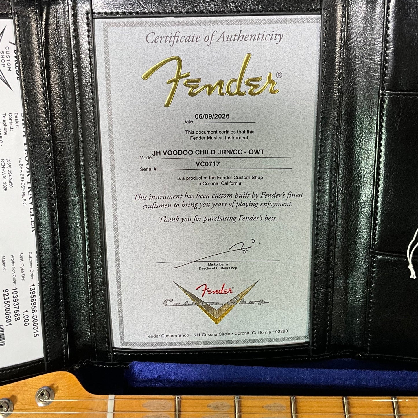 Fender Custom Shop Jimi Hendrix Voodoo Child Strat Journeyman Relic Electric Guitar - Olympic White