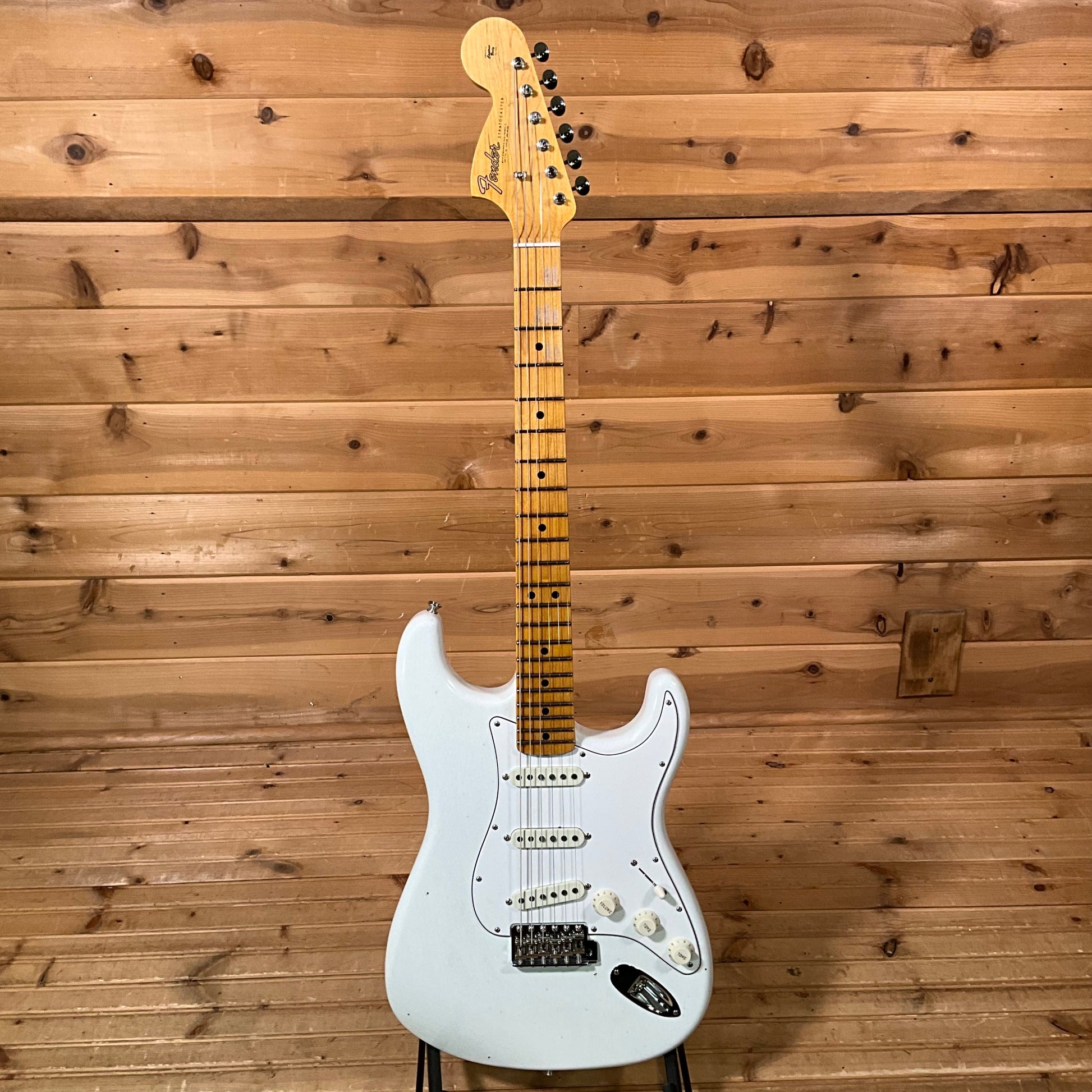 Fender Custom Shop Jimi Hendrix Voodoo Child Strat Journeyman Relic Electric Guitar - Olympic White