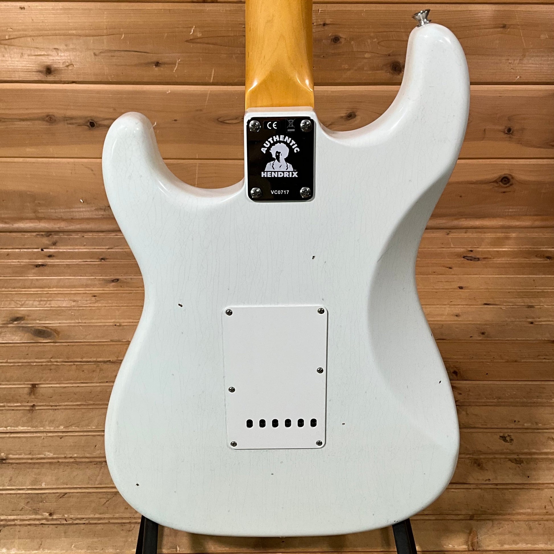 Fender Custom Shop Jimi Hendrix Voodoo Child Strat Journeyman Relic Electric Guitar - Olympic White
