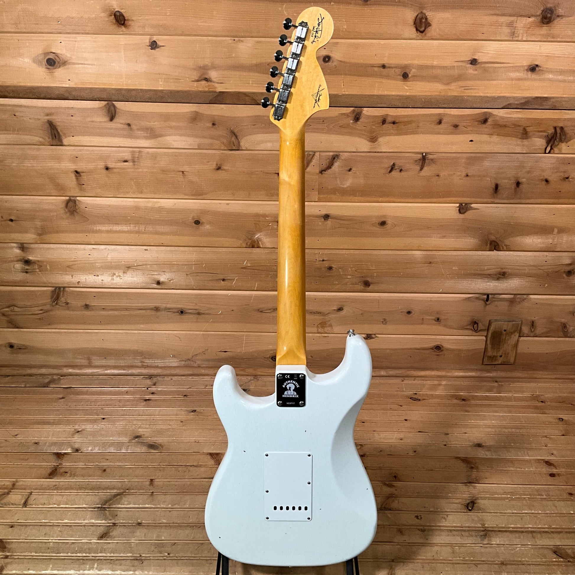 Fender Custom Shop Jimi Hendrix Voodoo Child Strat Journeyman Relic Electric Guitar - Olympic White