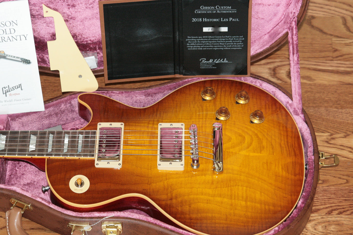 2018 Gibson 1958 Les Paul Historic Reissue! R8 58 Royal Teaburst Custom Shop TH Specs