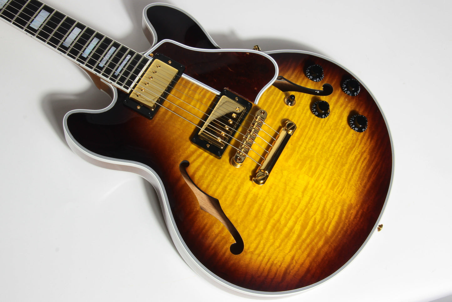 2020 Gibson Custom Shop CS-356 Figured - Vintage Sunburst - EBONY Fingerboard - ES 335 355 Small-Body