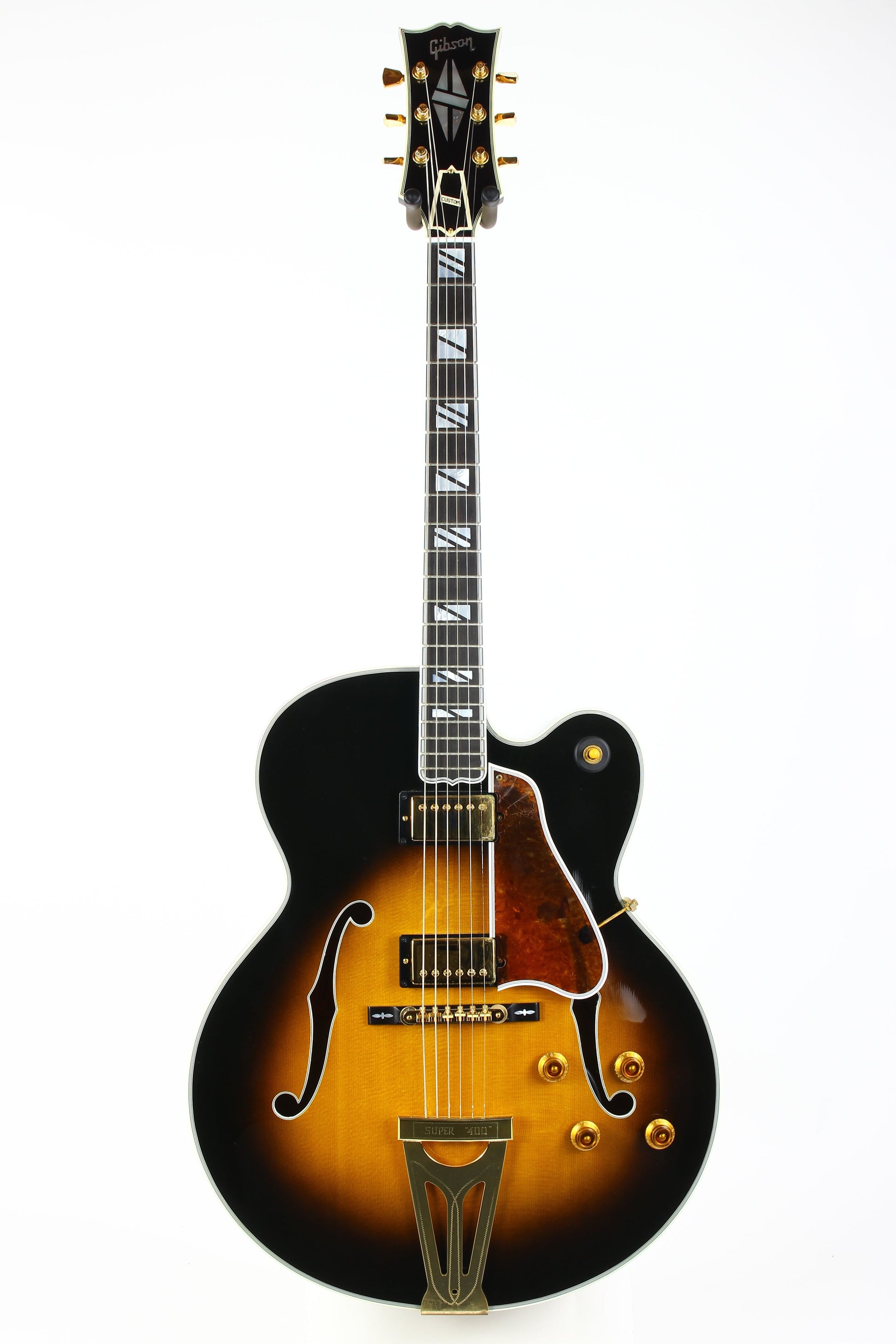 1996 Gibson Custom Shop Super 400 CES Tobacco Sunburst Archtop Electric Guitar!
