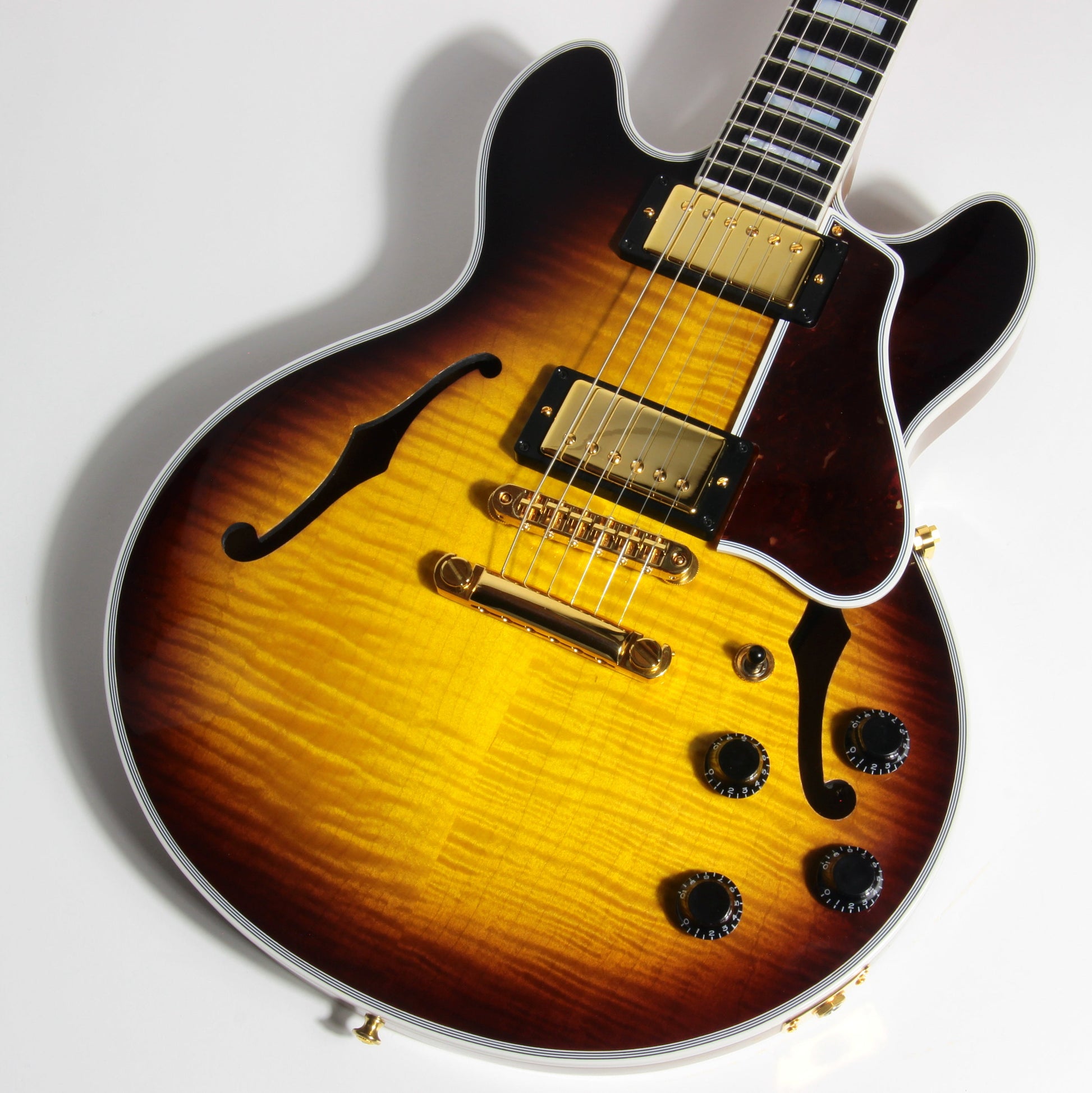2020 Gibson Custom Shop CS-356 Figured - Vintage Sunburst - EBONY Fingerboard - ES 335 355 Small-Body