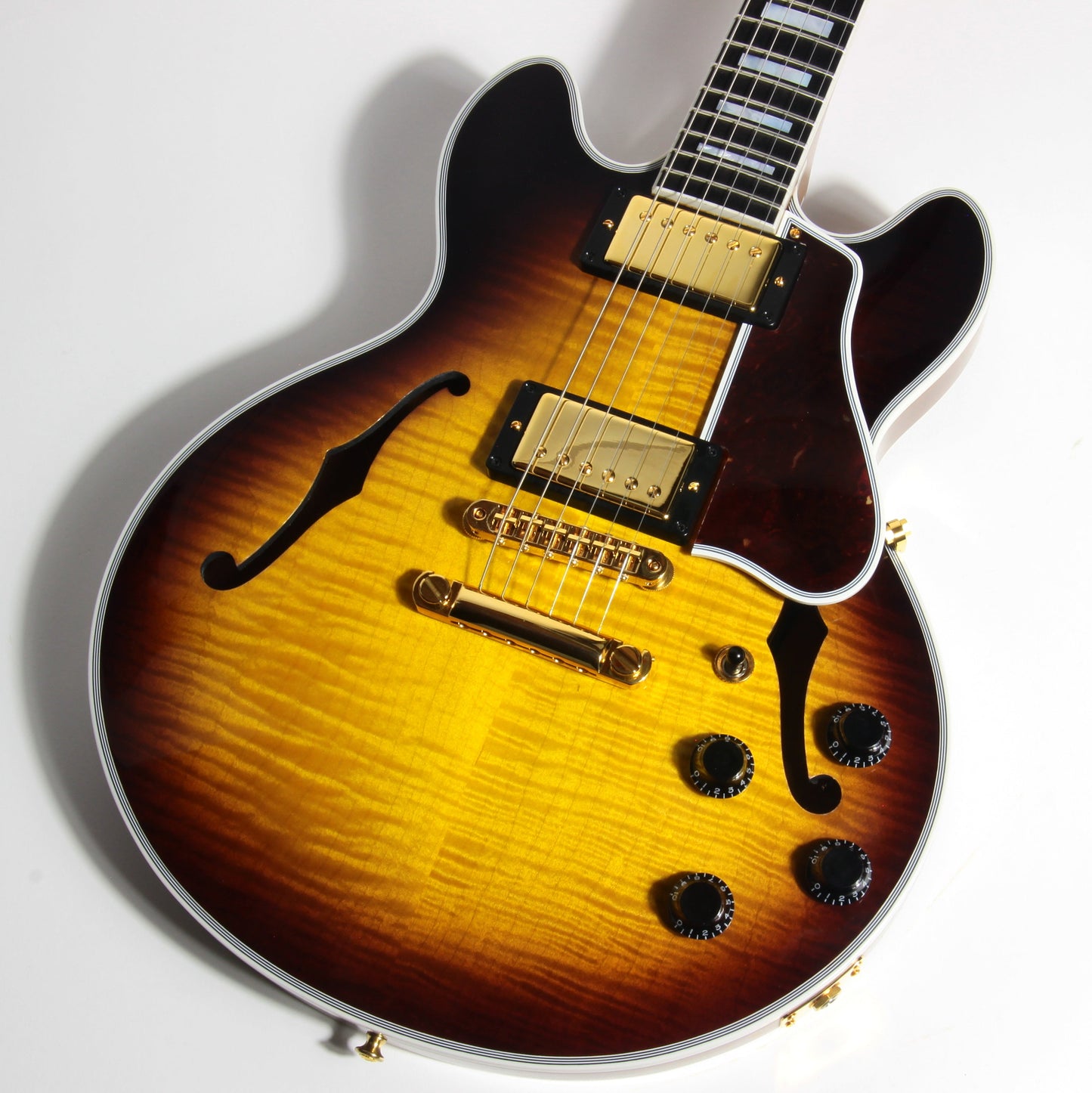 2020 Gibson Custom Shop CS-356 Figured - Vintage Sunburst - EBONY Fingerboard - ES 335 355 Small-Body