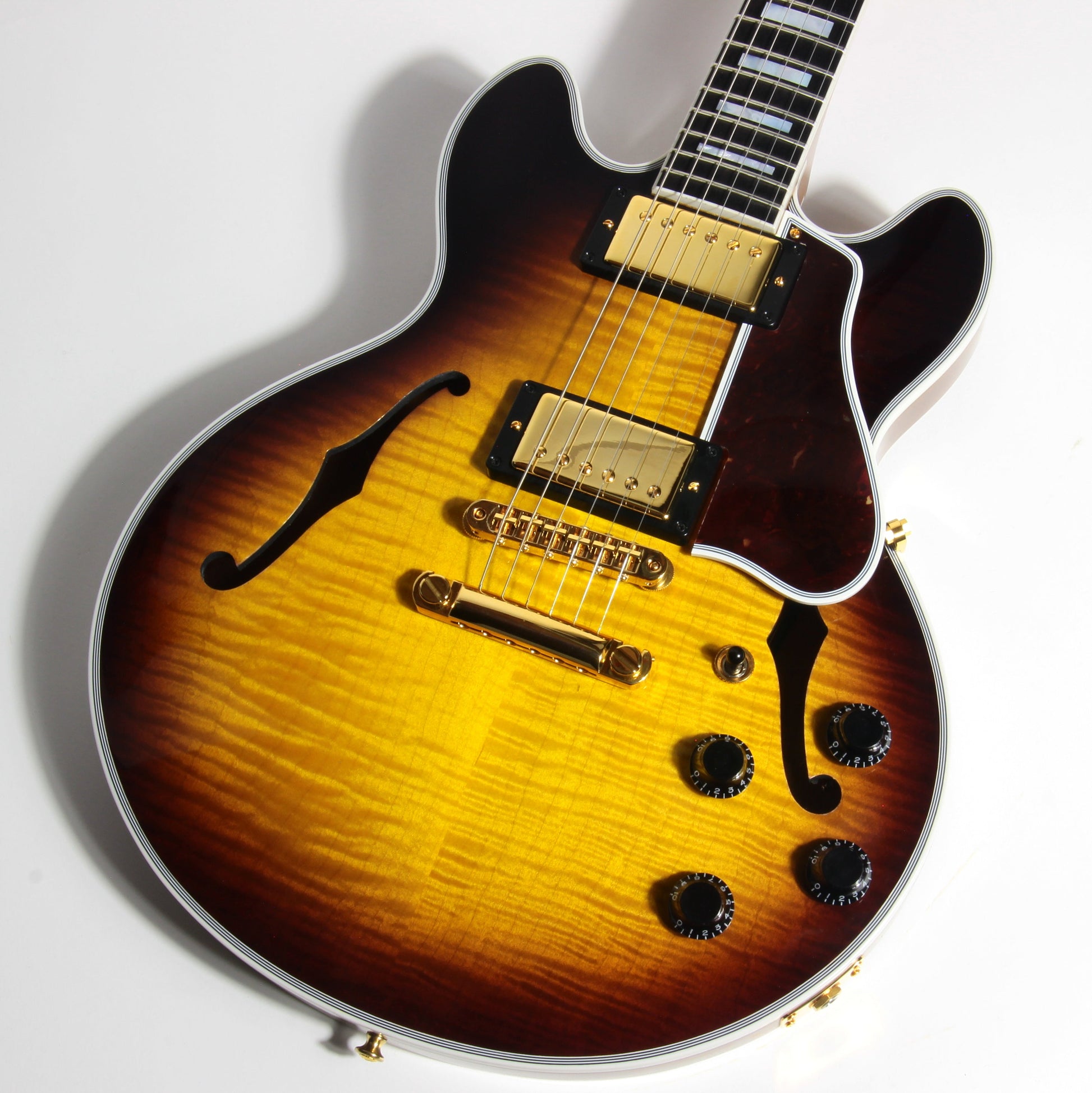 2020 Gibson Custom Shop CS-356 Figured - Vintage Sunburst - EBONY Fingerboard - ES 335 355 Small-Body