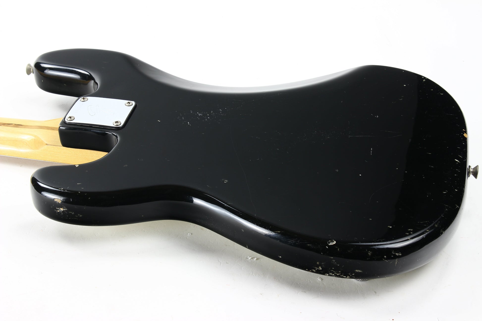 1974 Fender Precision Bass Fretless Black Custom Color - ALL ORIGINAL Vintage P! 1970’s, Maple Board