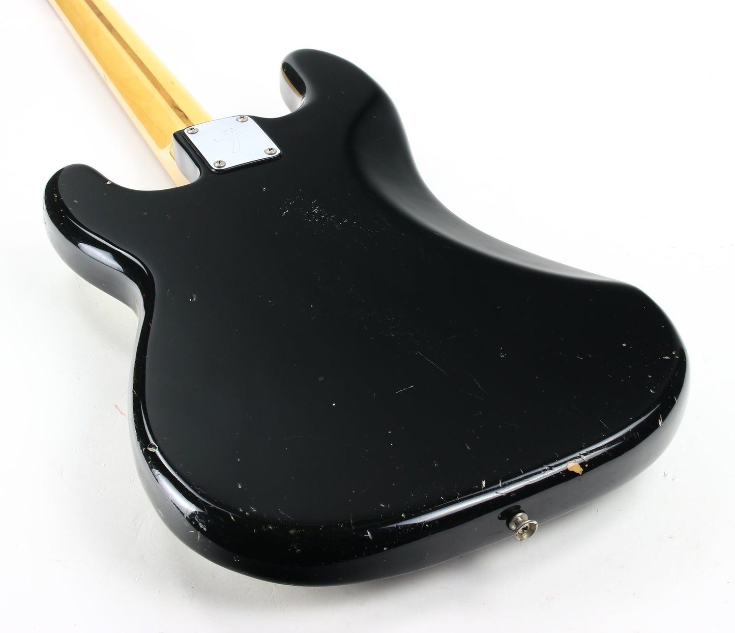 1974 Fender Precision Bass Fretless Black Custom Color - ALL ORIGINAL Vintage P! 1970’s, Maple Board