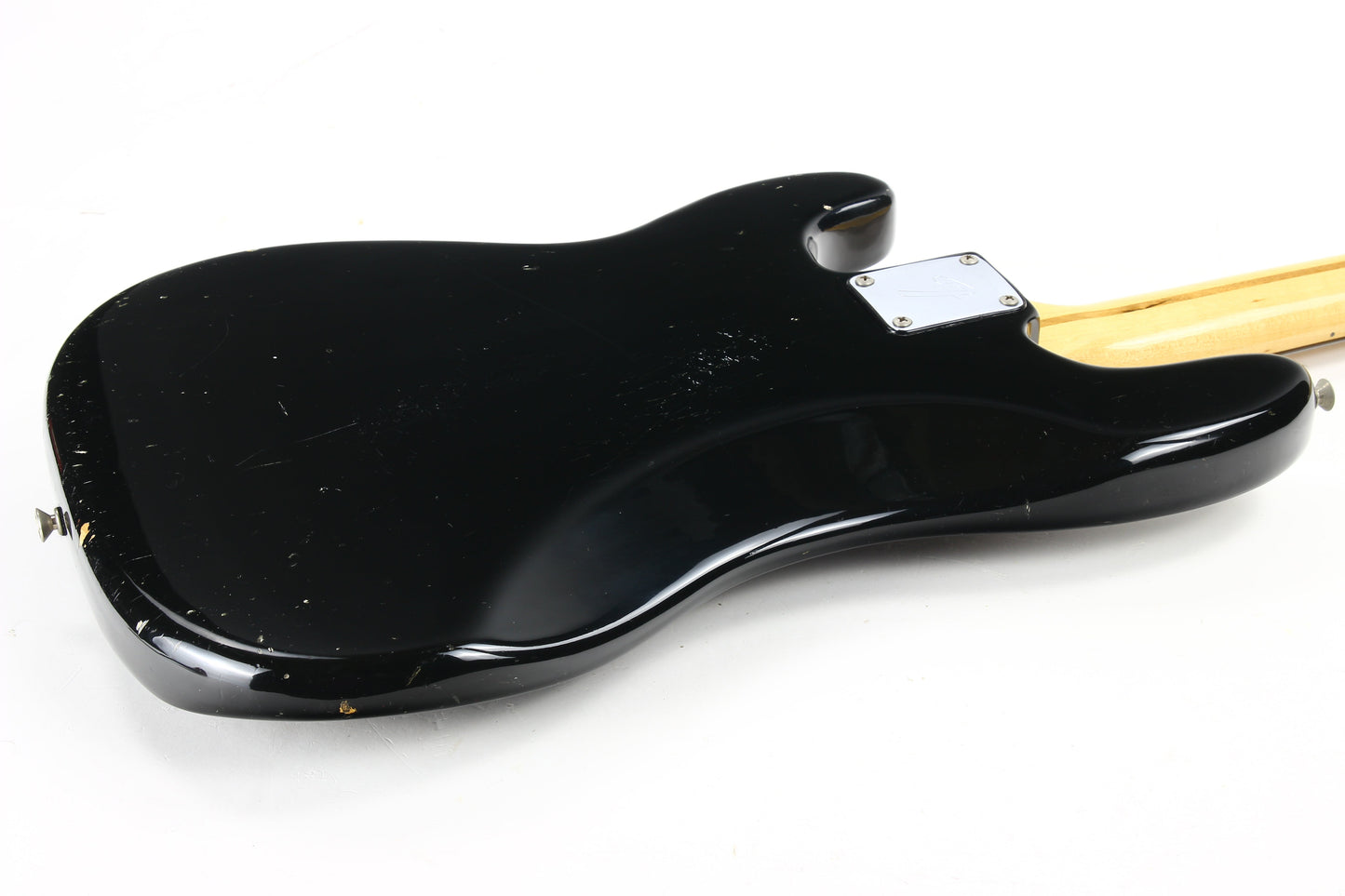 1974 Fender Precision Bass Fretless Black Custom Color - ALL ORIGINAL Vintage P! 1970’s, Maple Board