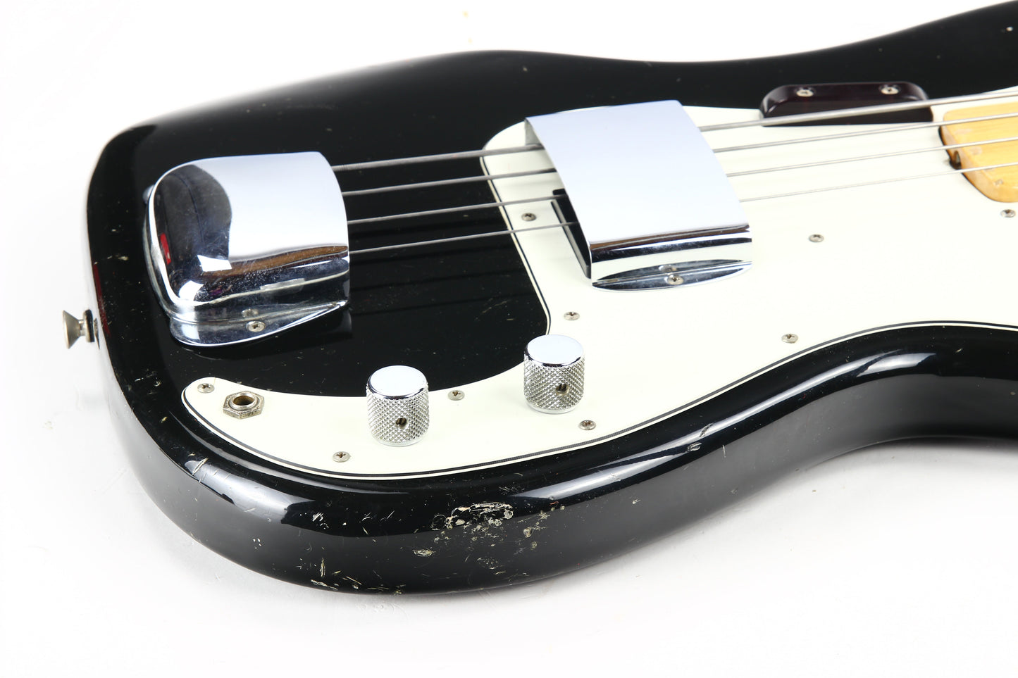 1974 Fender Precision Bass Fretless Black Custom Color - ALL ORIGINAL Vintage P! 1970’s, Maple Board