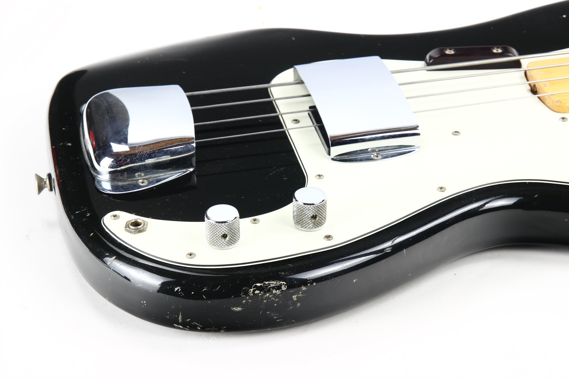 1974 Fender Precision Bass Fretless Black Custom Color - ALL ORIGINAL Vintage P! 1970’s, Maple Board