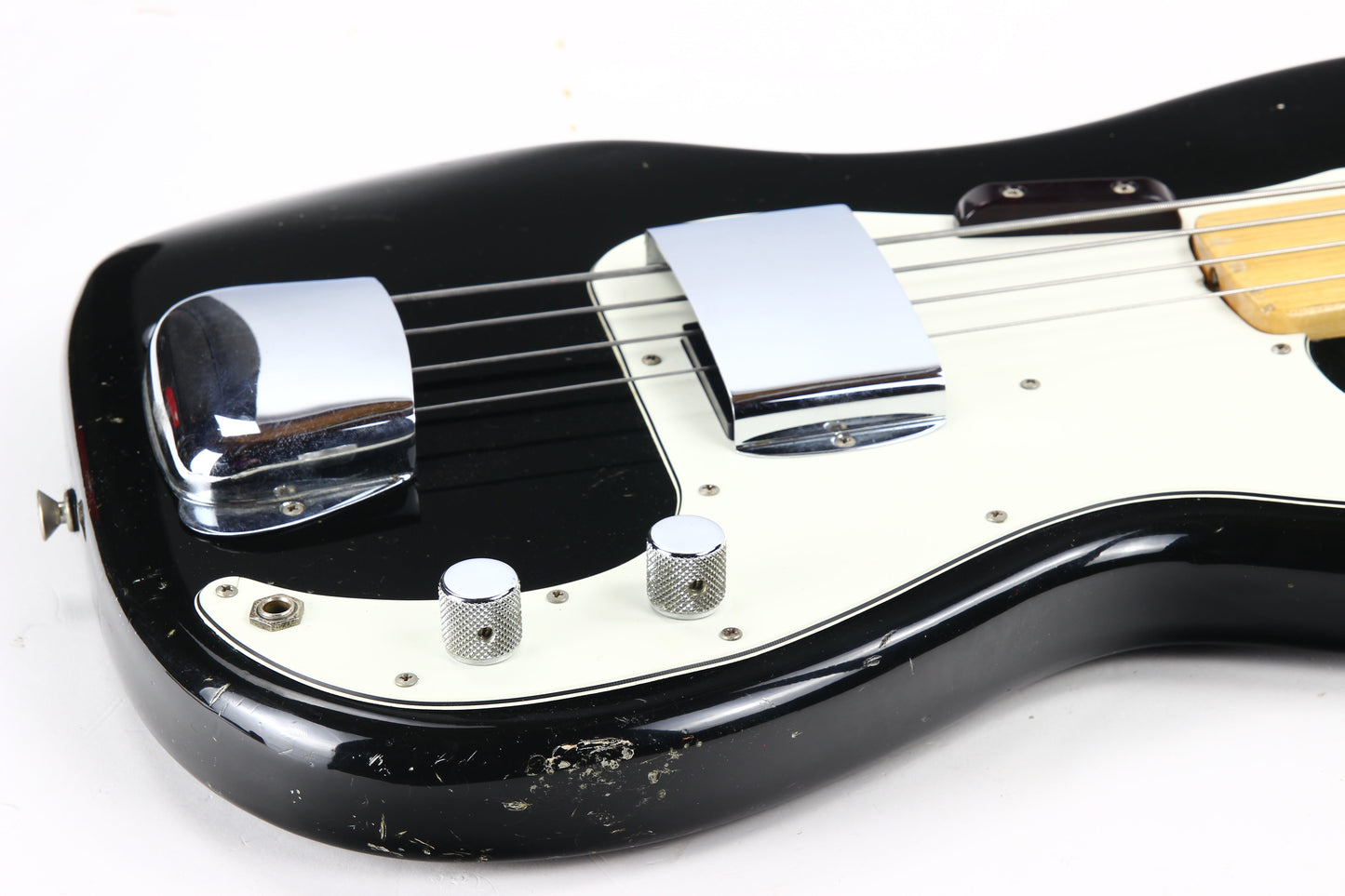 1974 Fender Precision Bass Fretless Black Custom Color - ALL ORIGINAL Vintage P! 1970’s, Maple Board