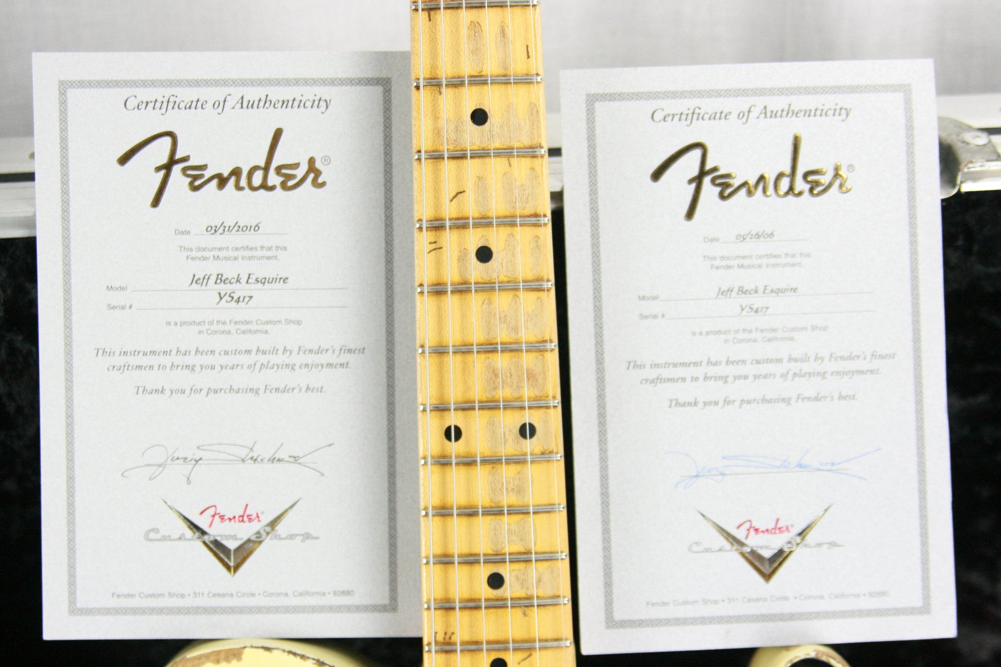 2006 Fender Custom Shop Masterbuilt JEFF BECK 1954 ESQUIRE! Tribute Telecaster by Yuriy Shishkov!